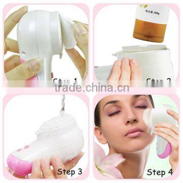Sonic Facial Brush Vibrate Electrical Cleaning With 15pcs Cotton photo-2