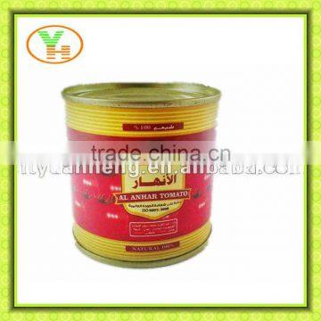 brix 28-30%,70G-4500G China Hot Sell Canned tomato paste