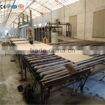 Professional engineers guiding paper faced gypsum board production line with best price