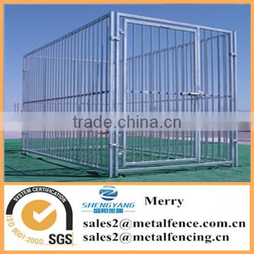 Powder painted Europen style 12mm bar training dog cages welded tube large outdoor dog kennels enclosures