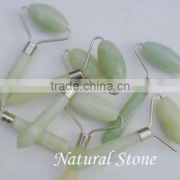 $1.6/pc One End Jade Facial Massage Roller Facial Beauty Roller Handheld Massage Roller photo-2