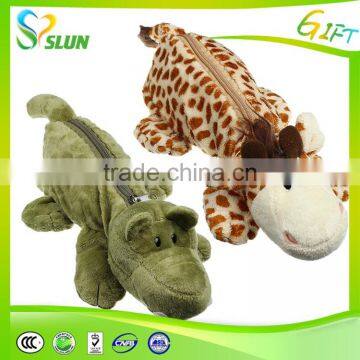 Wholesale new product high quality cheap cute plush toys plush pencil bag
