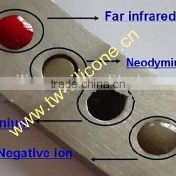 Hot Sale Sports Magnetic Silicone Bracelet With Metal photo-2