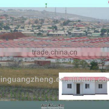 light steel modular low cost prefab house for construction project