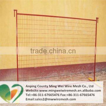 Temporary fence portable barricades steel fence