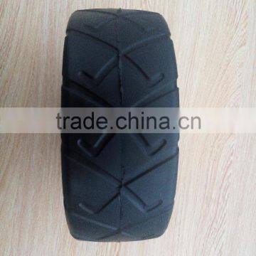 High Quality Plastic Rim PU Wheel for Folding Wagon