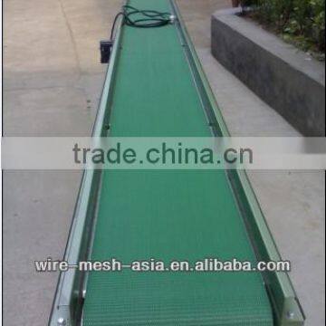 fixed flat pvc green conveyer belt