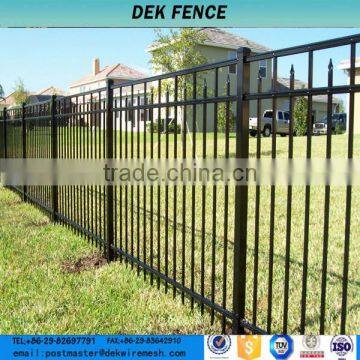 Prefabricated wrought iron fence house metal fences and garden