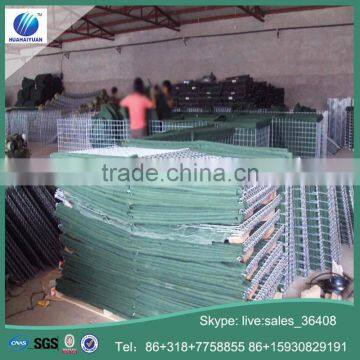 military redemption sand cages barrier HESCO Galfan military bastion anping factory