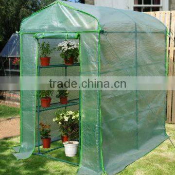Walk In Growhouse with Metal Frame & Plastic Cover