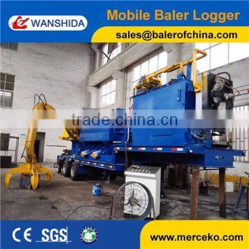 Y83D-3000A Mobile Hydraulic Metal Scrap Baler Logger WANSHIDA photo-2