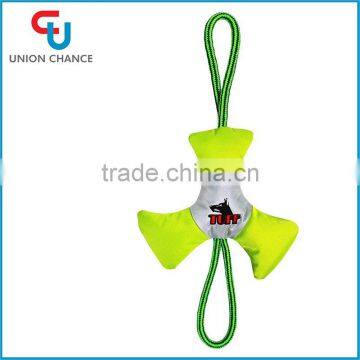 Outdoor Dog Toy Triangle Pet Toy Cotton Pet Toy With Rope