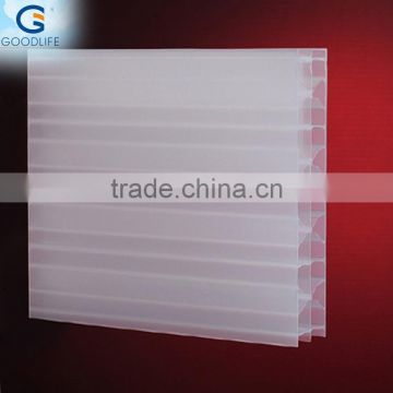 Grade A Impact resistance clear hollow plastic sheet for decorative ceiling plates