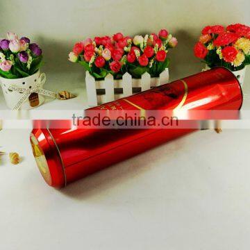 Gift Package Box Round Wine Tin Container photo-5