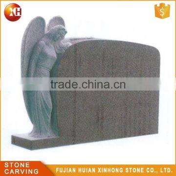 Best Price Polish Western Double Angel Heart Headstone
