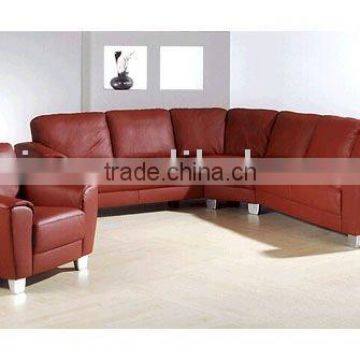 Genuine Leather Sofa. Beautiful L Shape Sofa. Comfortable And Beautiful L Shape Sofa. Genuine or Systhetic Corner Sofa B48012