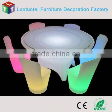 Cordless 16 Color Change Plastic Lighting Furniture / Led Bar Chair photo-6