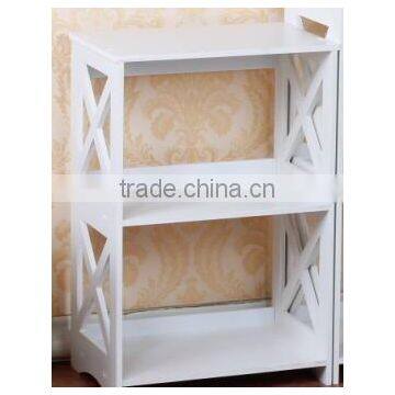 White 3-Shelf Shelving Unit, 40cm Width x 60cm Height x 27cm Depth