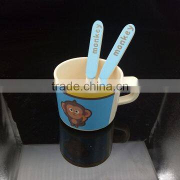 Eco Friendly Biodegradable Bamboo Fibre Plant Fibre Kid's Dinnerware Set