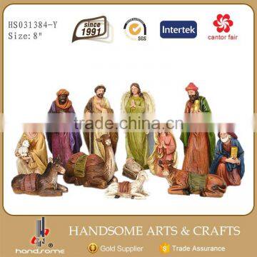 24 Inch Outdoor Decoration Jesus Birth Christmas Crib Nativity Set Statues photo-6