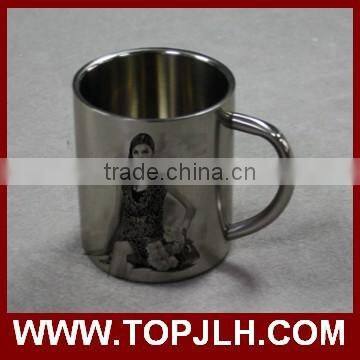 Metal Material Coffee Cup 11oz Stainless Steel Mug photo-4