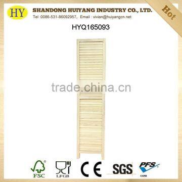 Cheap Natural Unfinished Folding Wooden Screens Wholesale photo-2