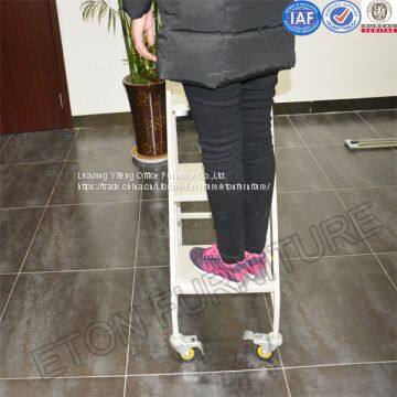 School Library Steel Shelf Large Loading Weight Book Ladder photo-5