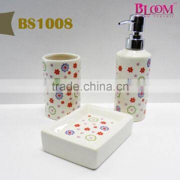 Decal design wholesale bathroom accessories sets