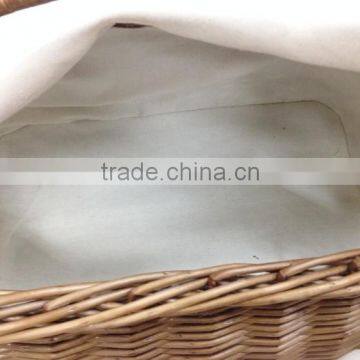 Outdoor Colorful Cheap Portable Natural Wicker Food Baskets photo-6