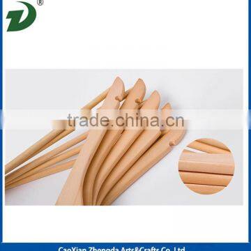 China Wholesale Wooden Craft Coat Hangers photo-6