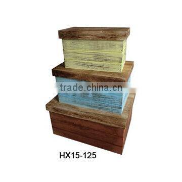 wooden storage box