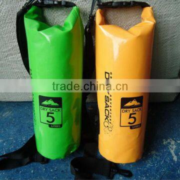 Heavy Duty PVC Tarpaulin Dry Sack With Should Strap