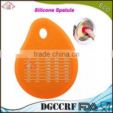 NBRSC Silicone Pastry Cutter Cream Measuring Unit Silicone Bowl Scraper Pot Pan Cleaning Baking Kitchen Tool photo-6