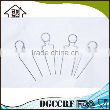 NBRSC Reliable Factory Tool Set BBQ Grill Double Raft Grill Skewers Set of 4 BBQ Tool Set photo-2