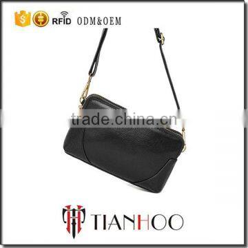 Leather Shoulder Bag With Clutch Set Handmade Lady Handbag photo-3