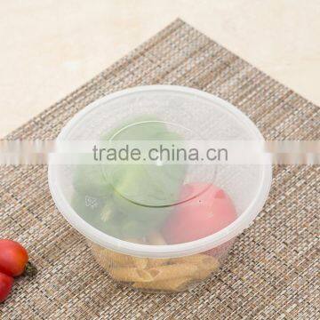 Disposable Take Away Plastic Salad Bowl Food Container for Pinic photo-3