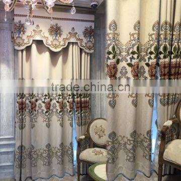 x-86411 momoda luxury home decorations french retro antique curtain with sheers and valance arabian curtain fabric