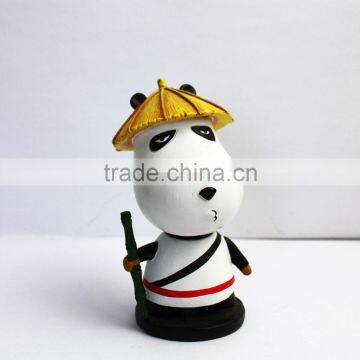 Polyresin Cartoon Panda Bobble Head for Sale photo-2