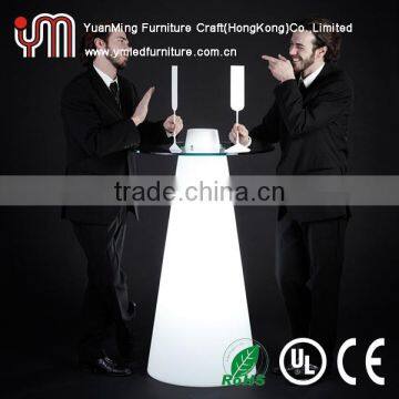 LED illuminated bar table/ color change bar