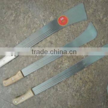 plastic pvc or wood handle matchet with wood handle