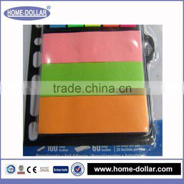School and Office Uses Bookmark Super Sticky Tropical Colourful Stick Notes/stick on Notes/self-adhesive Memo Pads Stick Notes photo-3