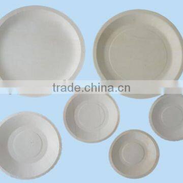 Larege scallop wood plate promotional