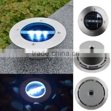 Solar Underground LED Brick Deck Outdoor Garden Floor Path Street Buried Lights