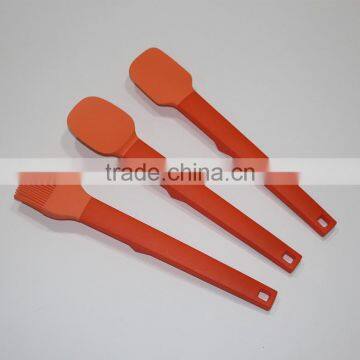 BPA free Heat Resistant 3pcs Silicone Basting Pastry Brushes and spatula