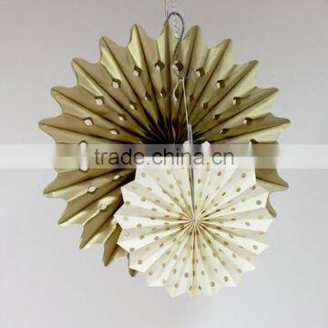 Latest tissue paper fan hot selling