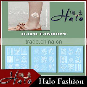 High Quality Body Jewelry White Color Temporary Hand Tattoo Sticker For Men T005-008