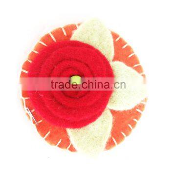 2017 Wholesale Bulk Non-woven Fabric Latest Design Boutique Butterfly Brooch