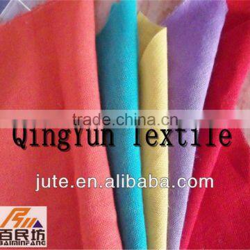 color jute fabric