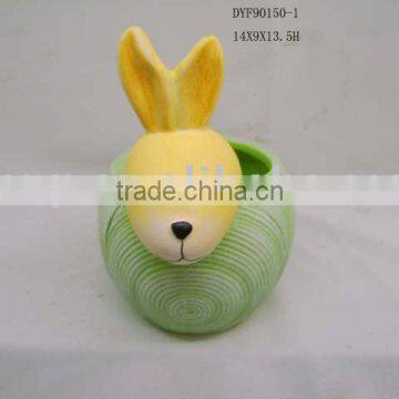 easter ceramic rabbit