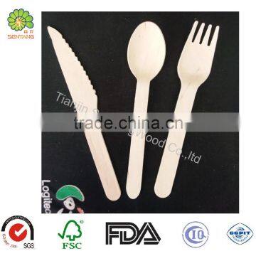 Wholesale Home Daily Tableware Wooden Cutlery Kitchenware